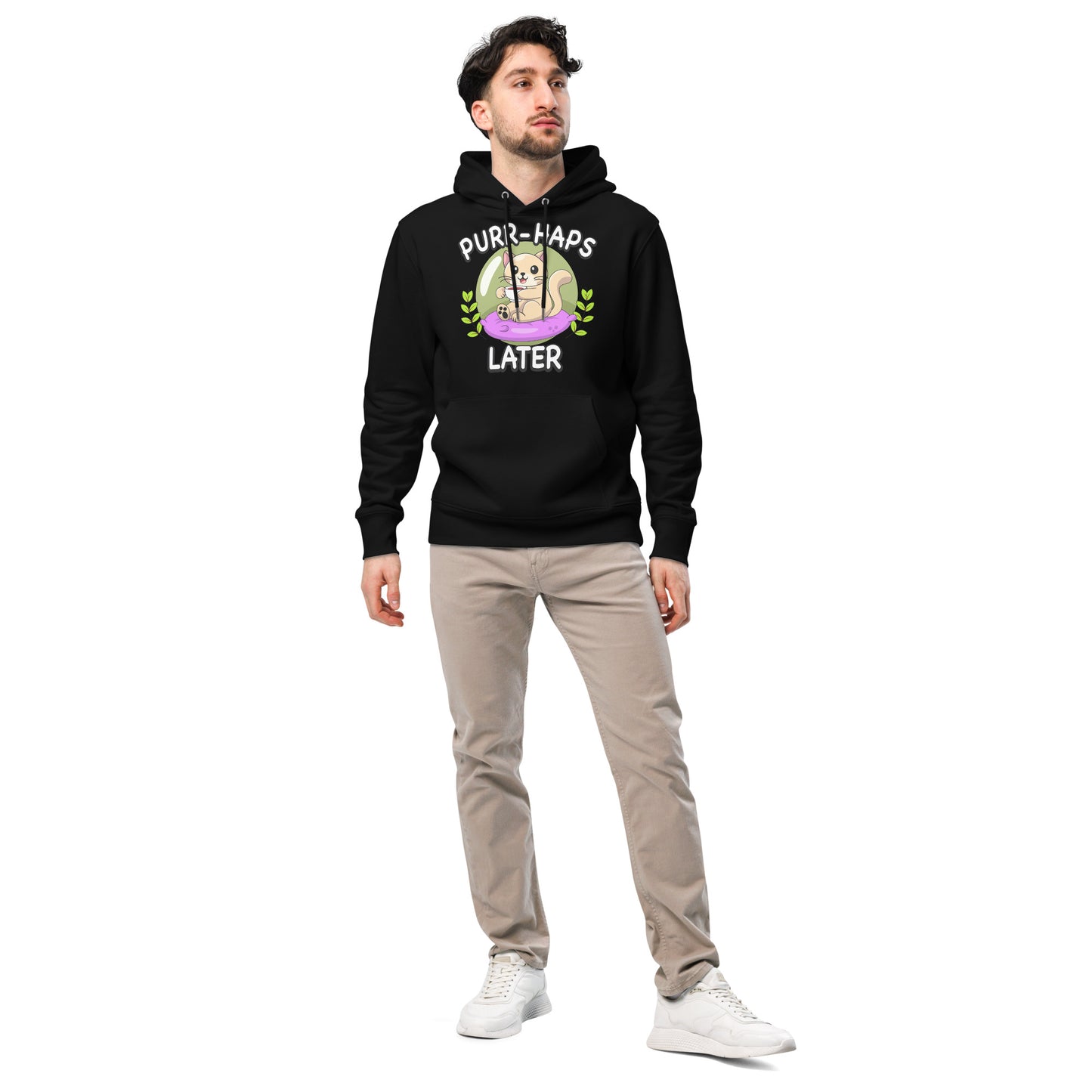 Funny Cat Hoodie – Purr-haps Later (Tea Sippin) - JollyKitties