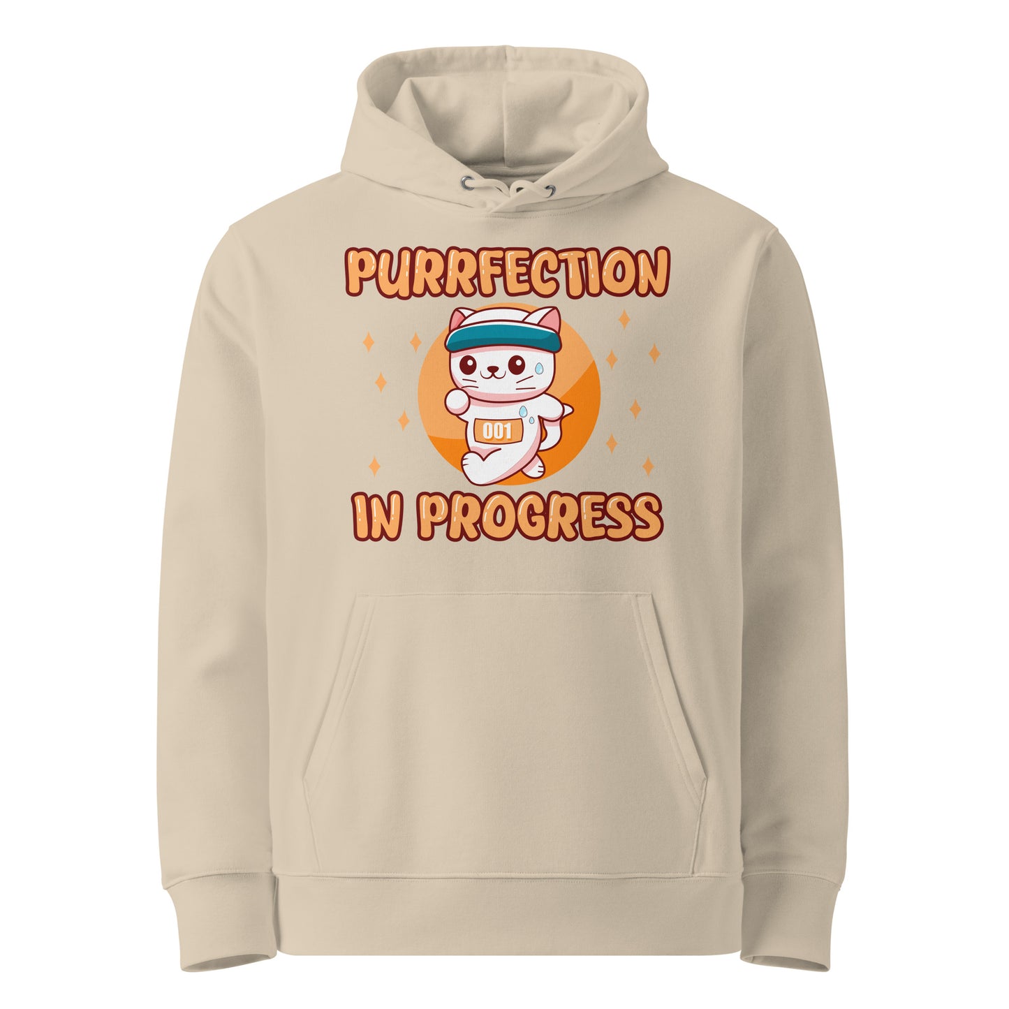 Funny Cat Hoodie – Purrfection in Progress (Marathon Edition) - JollyKitties