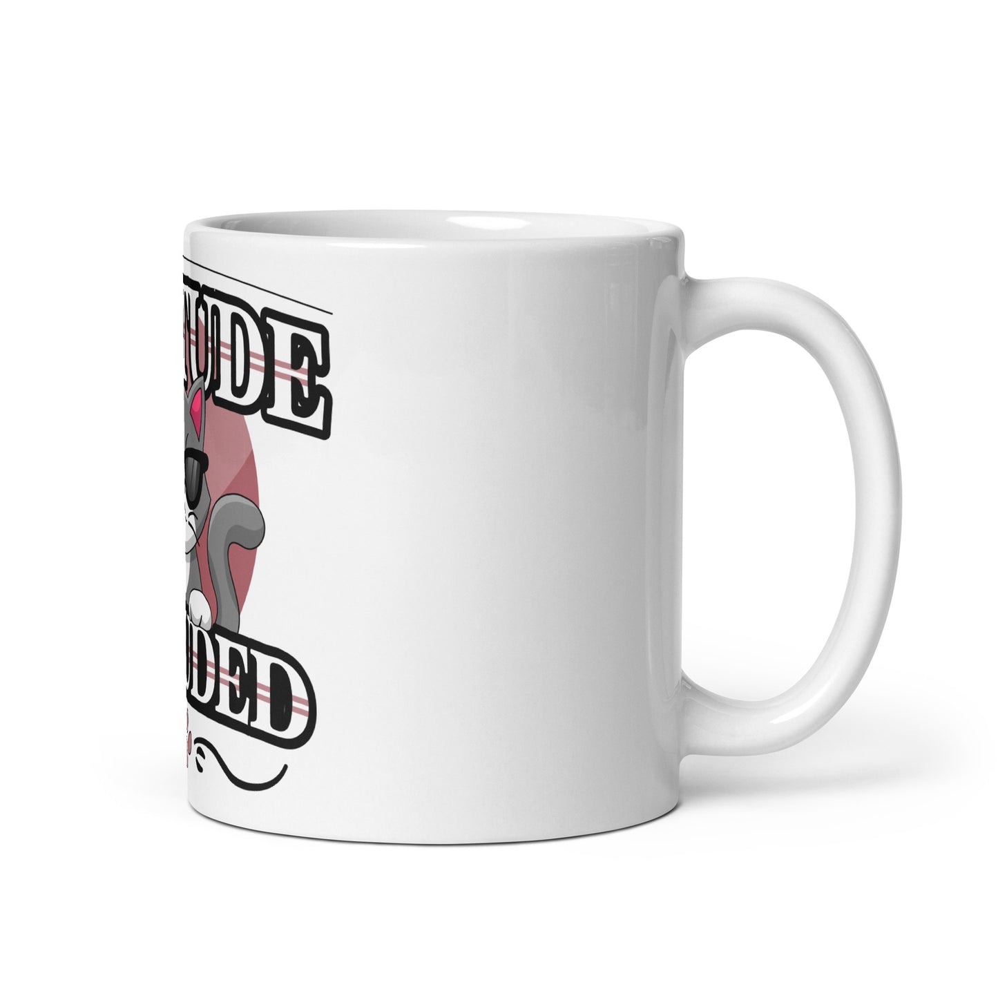 Funny Cat Mug – Catitude Included - JollyKitties