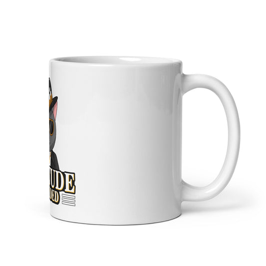 Funny Cat Mug – Catitude Included (Cool Cat Edition) - JollyKitties