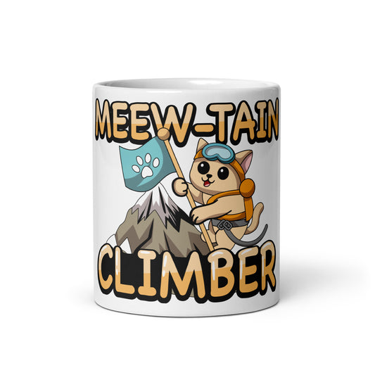 Funny Cat Mug – Meew-tain Climber - JollyKitties