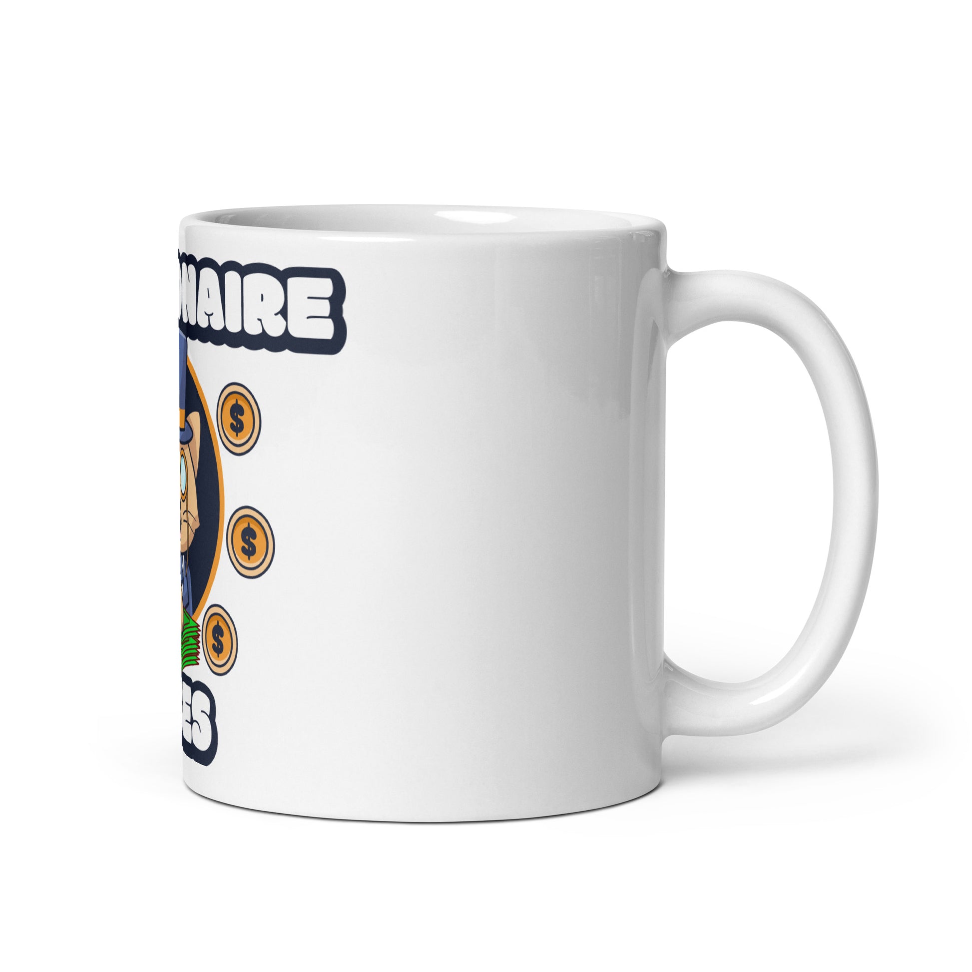 Funny Cat Mug – Mewlionaire Vibes - JollyKitties