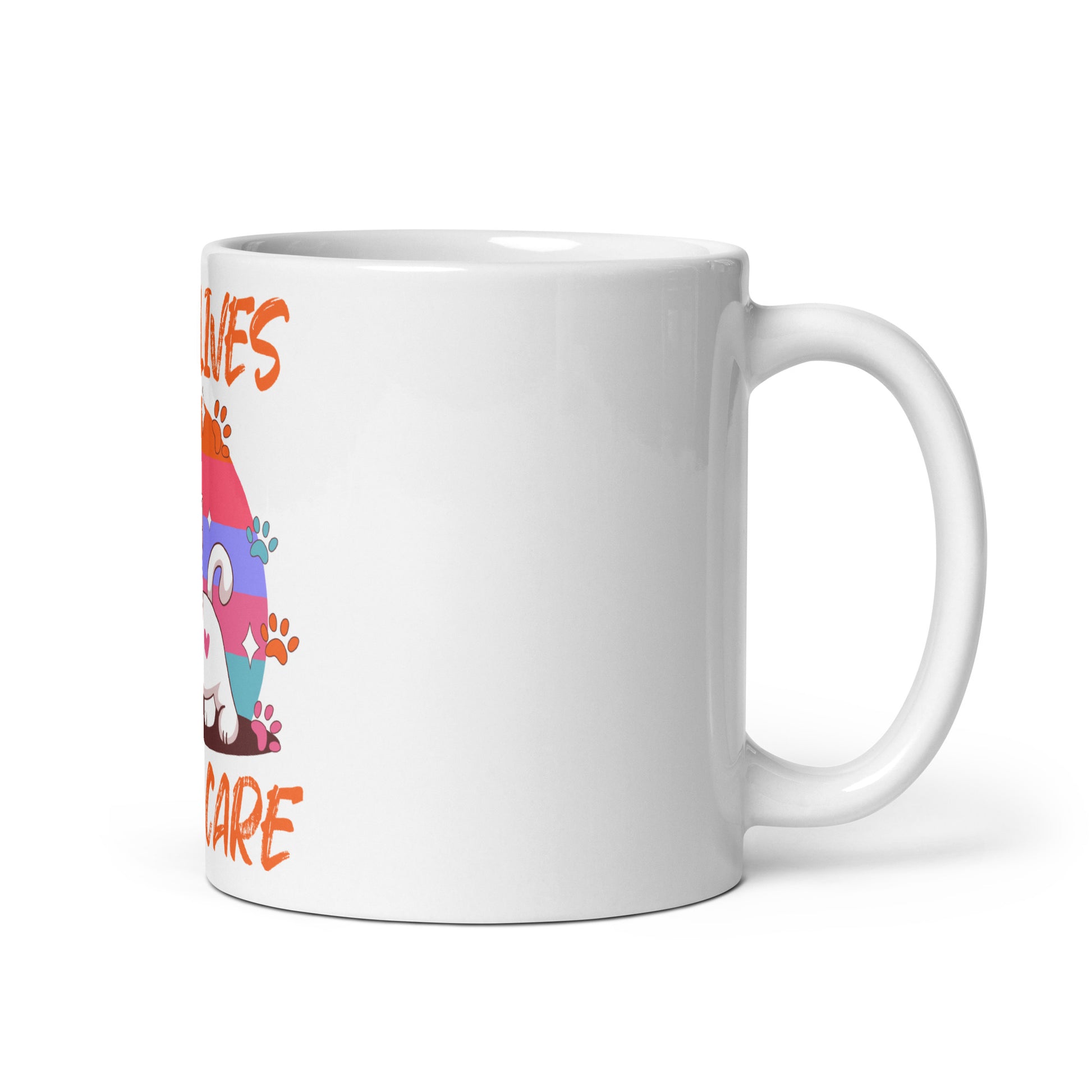 Funny Cat Mug – Nine Lives Zero Care - JollyKitties