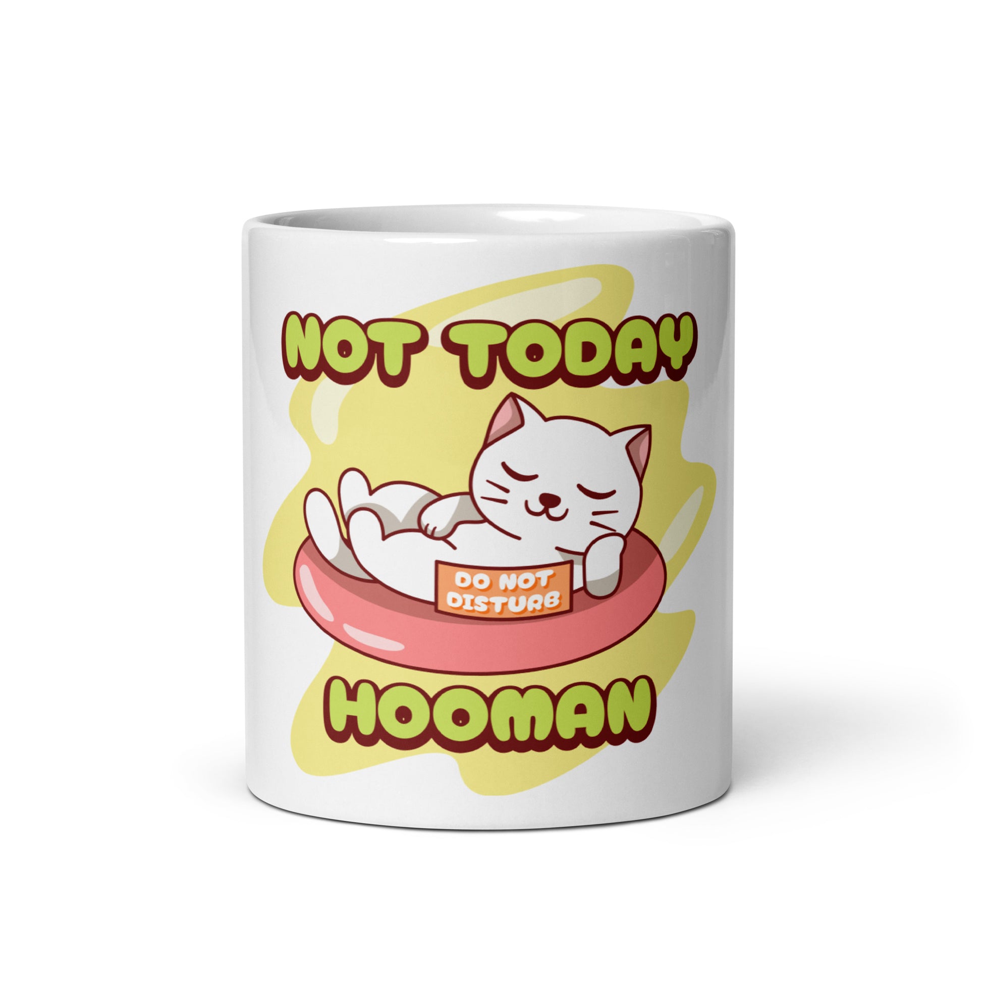 Funny Cat Mug – Not Today Hooman (Nap King) - JollyKitties