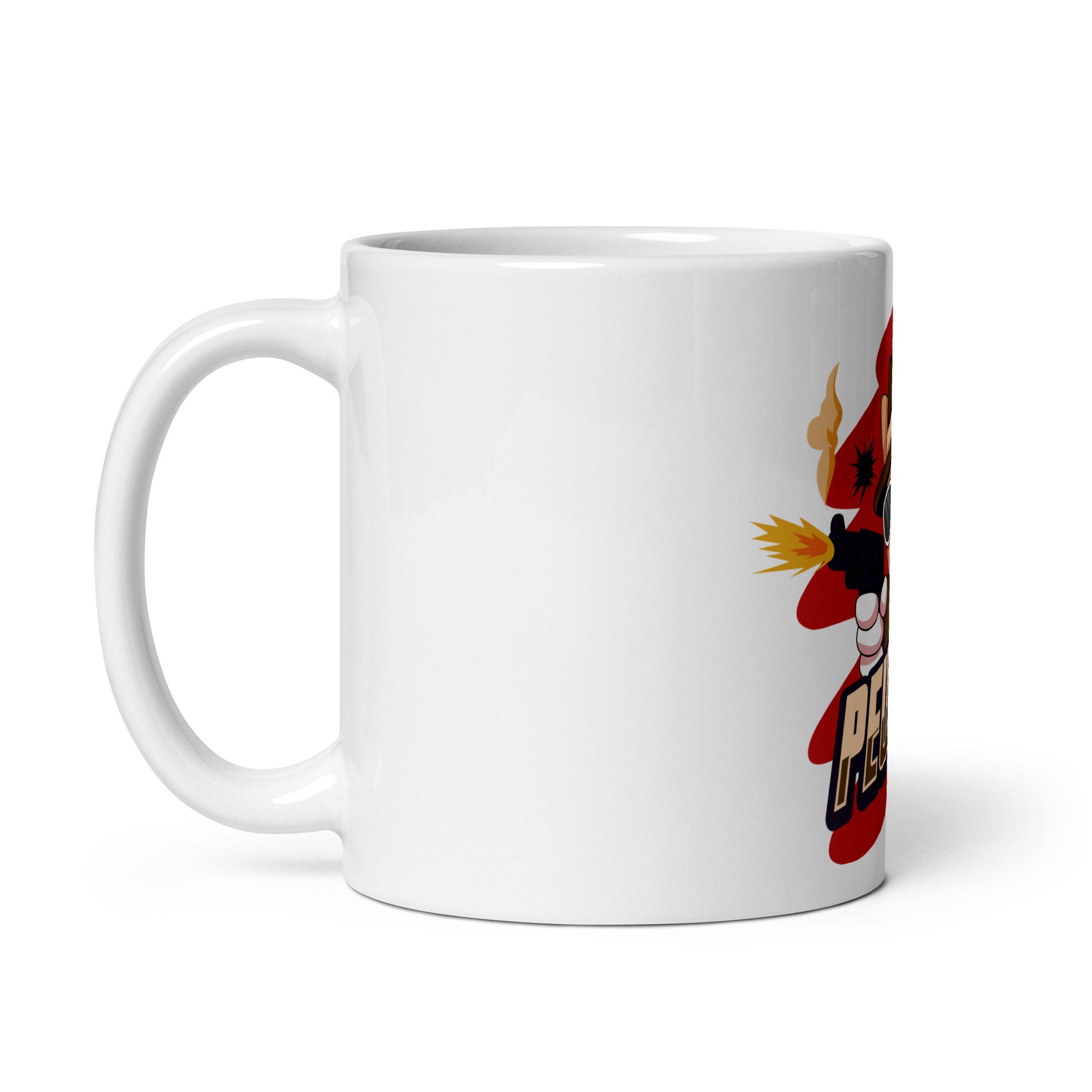 Funny Cat Mug – Pew Pew (Red Splash Edition) - JollyKitties