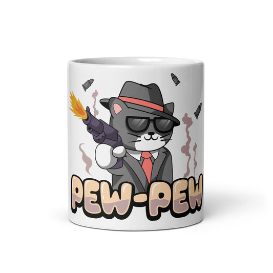 Funny Cat Mug – Pew Pew - JollyKitties