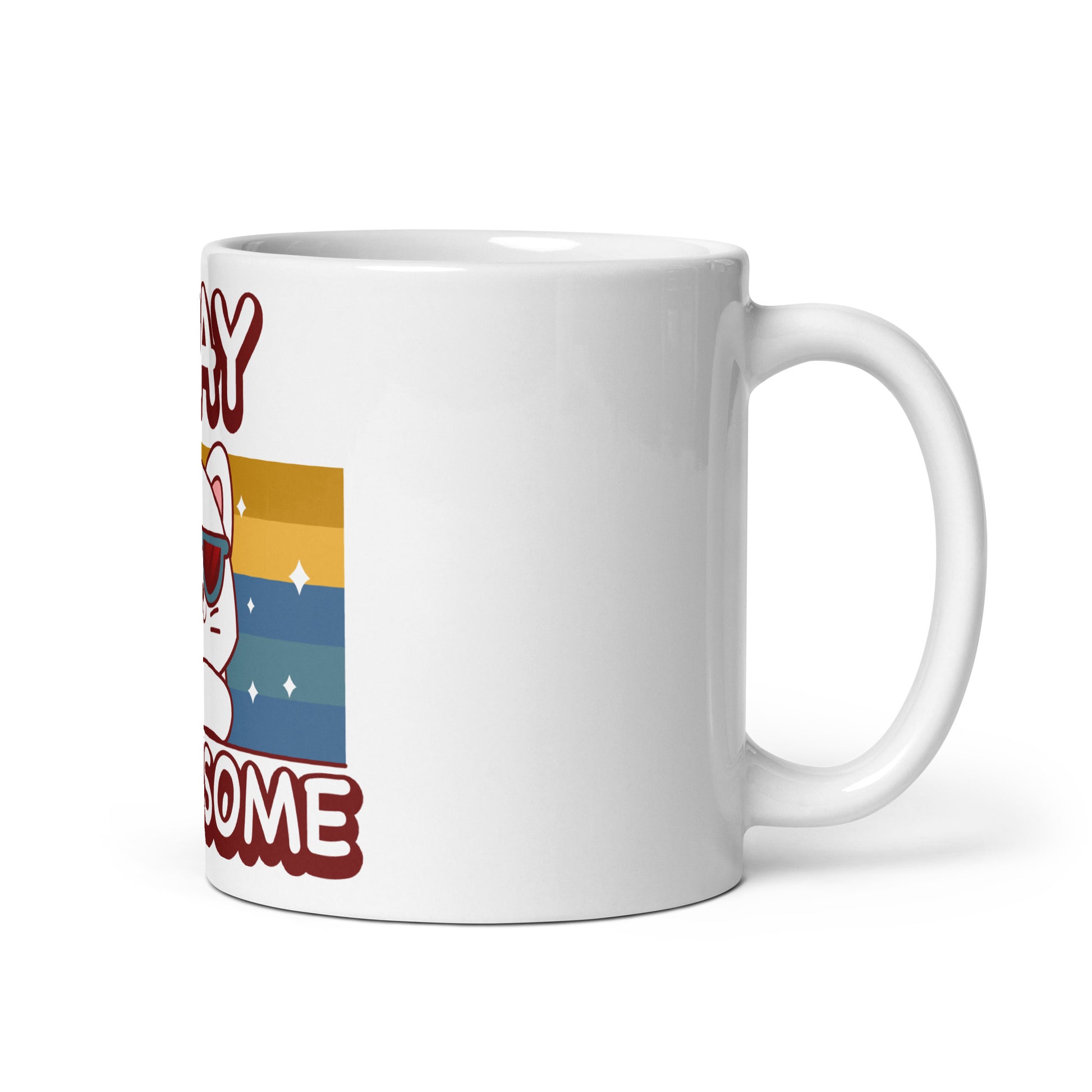 Funny Cat Mug – Stay Clawsome - JollyKitties