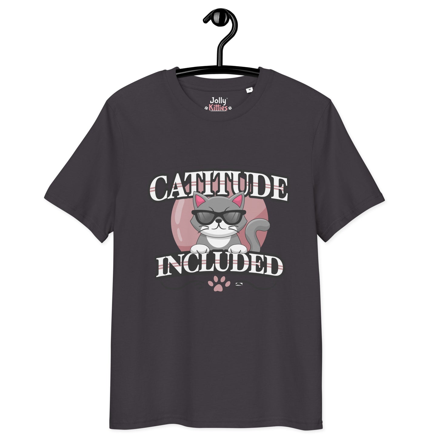 Funny Cat T-Shirt – Catitude Included - JollyKitties