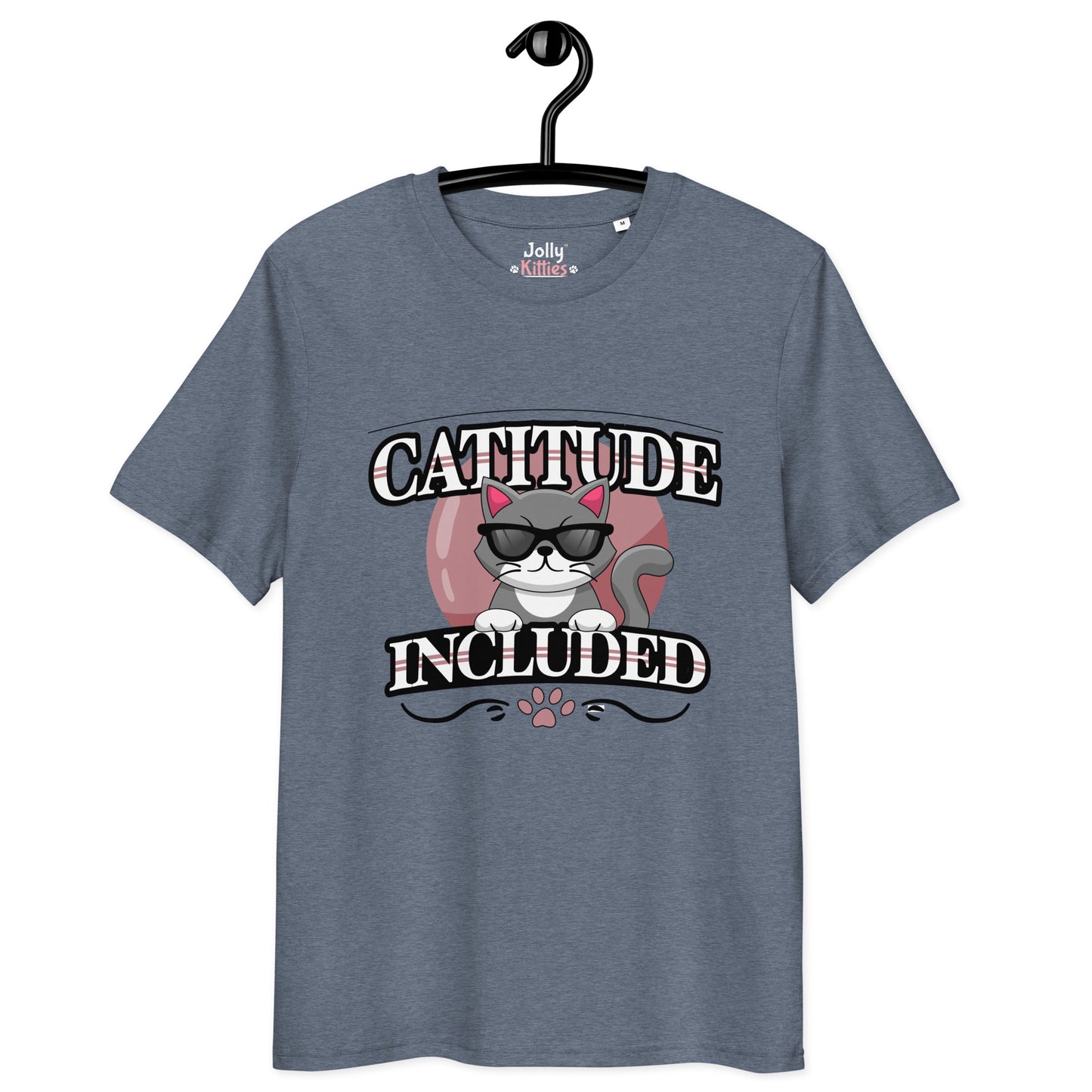 Funny Cat T-Shirt – Catitude Included - JollyKitties