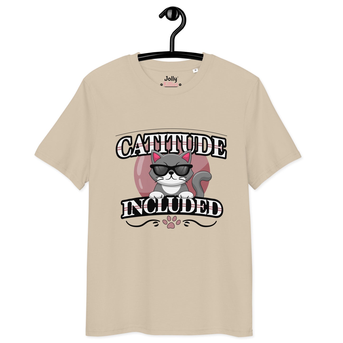 Funny Cat T-Shirt – Catitude Included - JollyKitties