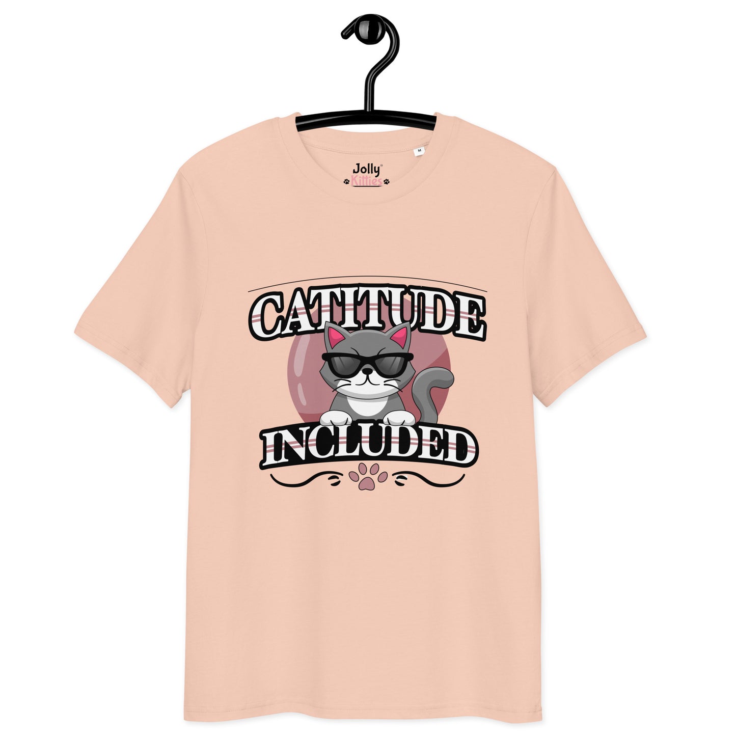 Funny Cat T-Shirt – Catitude Included - JollyKitties