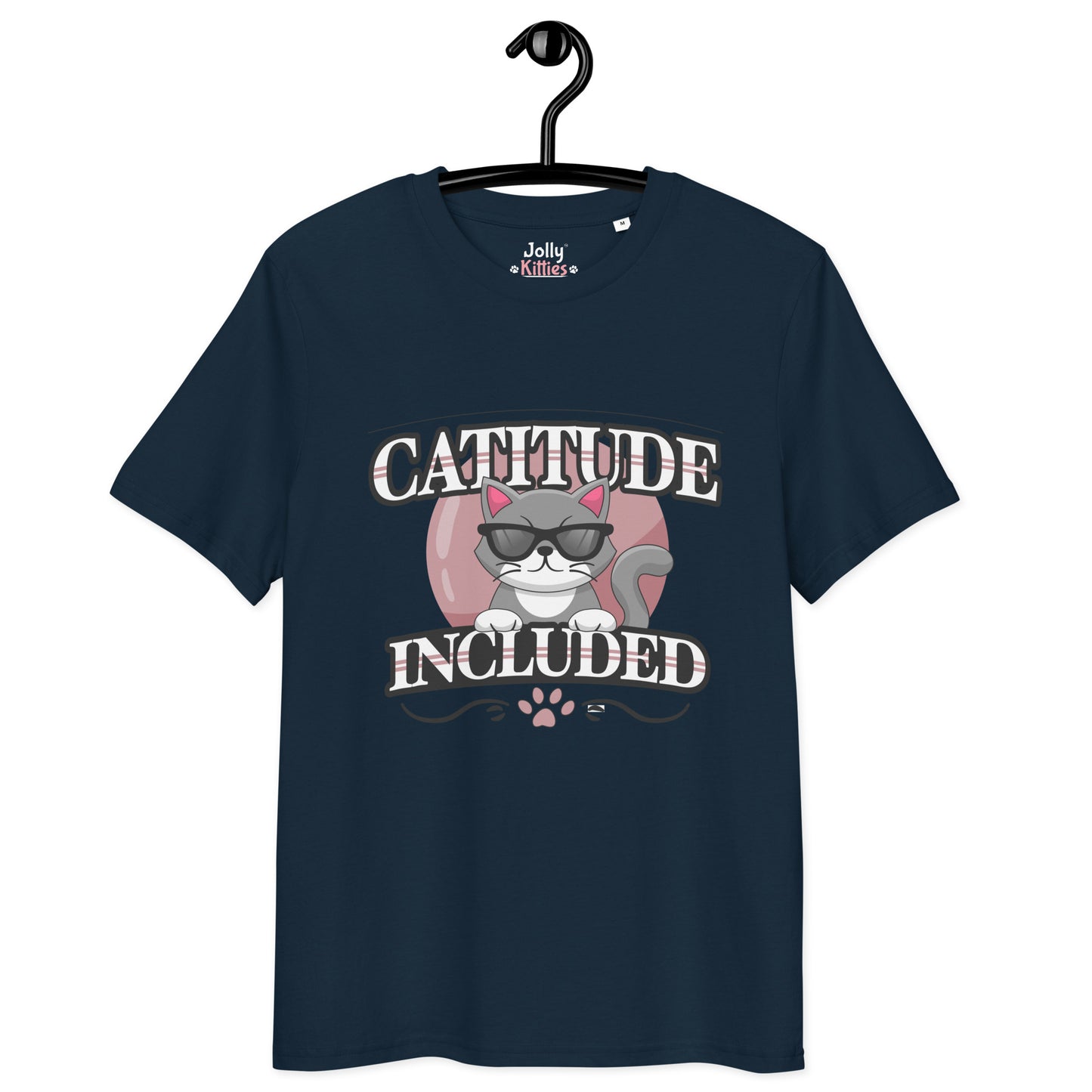 Funny Cat T-Shirt – Catitude Included - JollyKitties