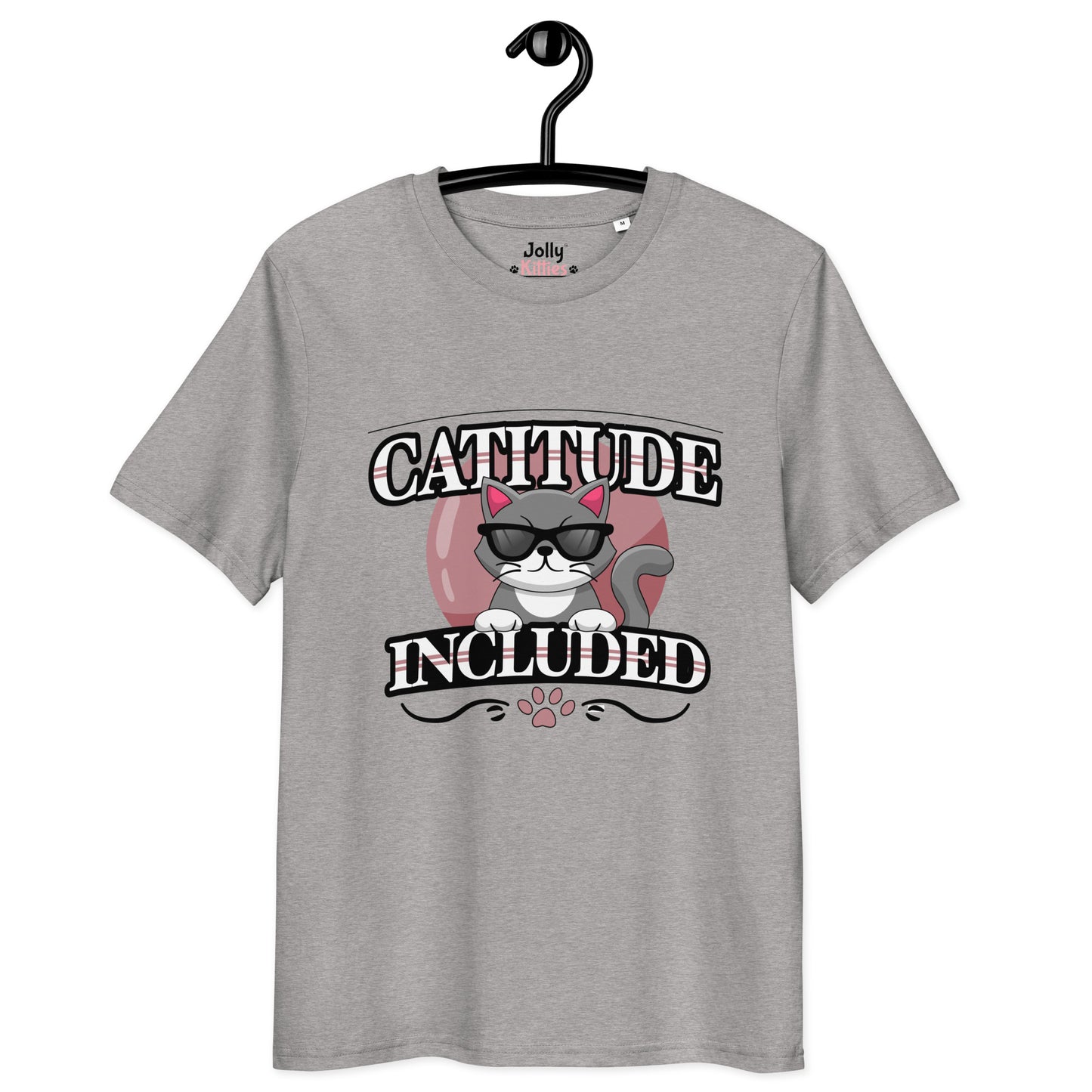 Funny Cat T-Shirt – Catitude Included - JollyKitties