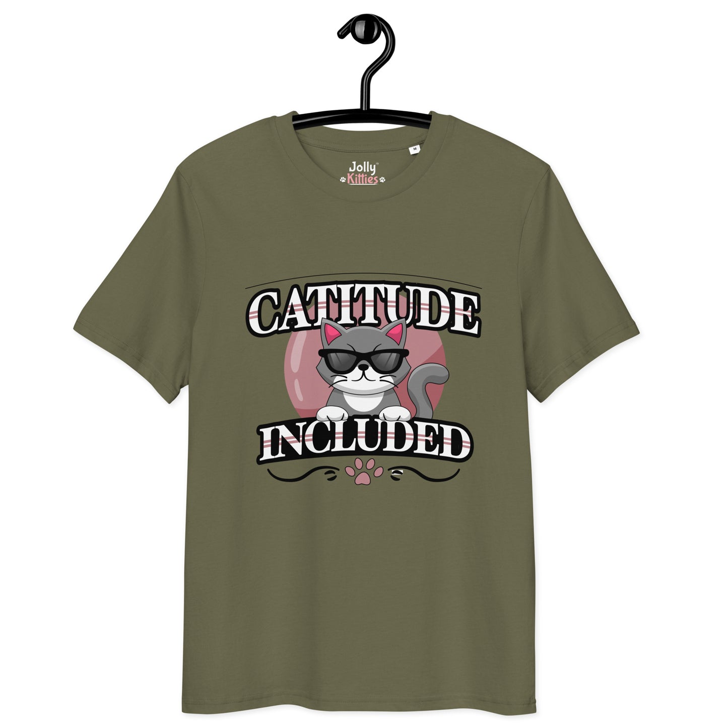Funny Cat T-Shirt – Catitude Included - JollyKitties