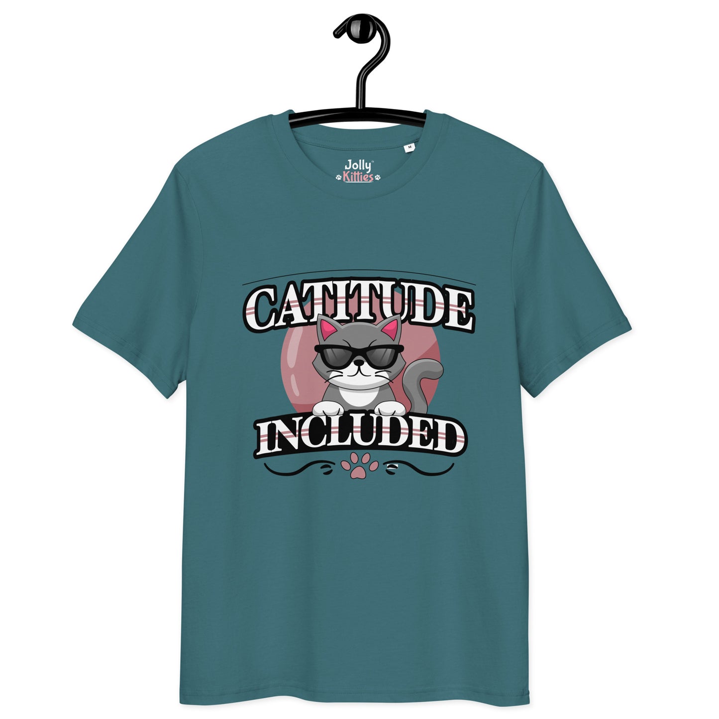 Funny Cat T-Shirt – Catitude Included - JollyKitties