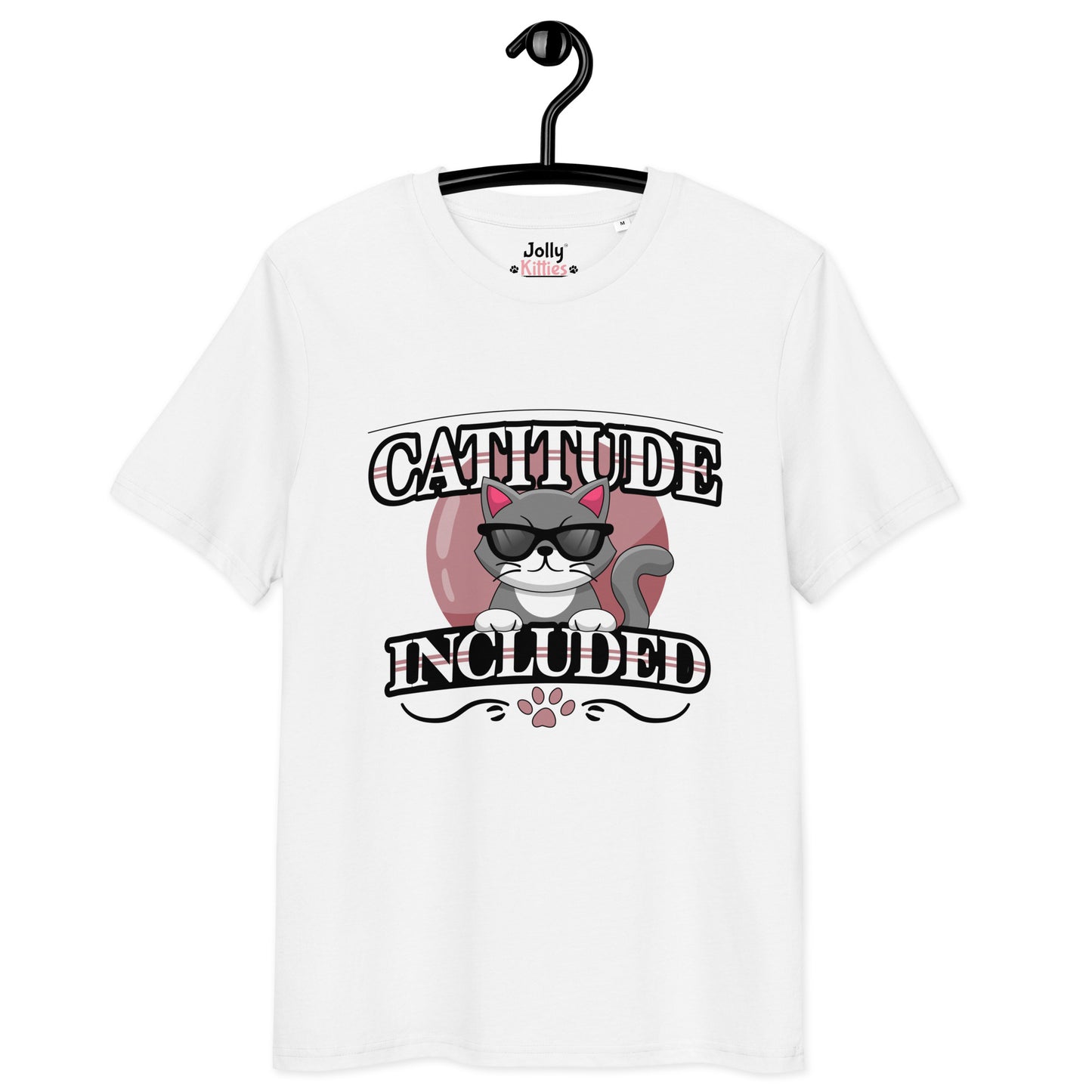 Funny Cat T-Shirt – Catitude Included - JollyKitties