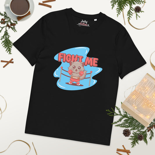 Funny Cat T-Shirt – Fight Me - JollyKitties