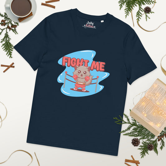 Funny Cat T-Shirt – Fight Me - JollyKitties