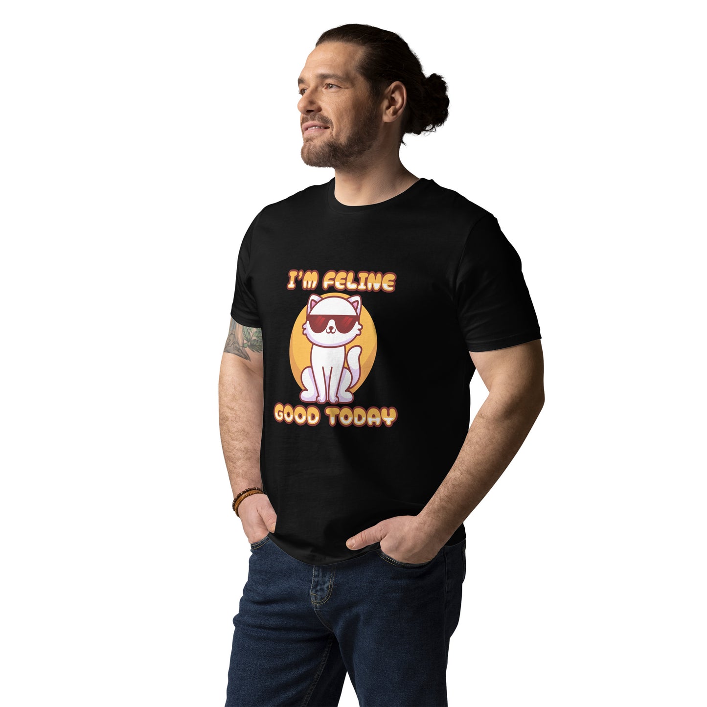 Funny Cat T-Shirt – I'm Feline Good Today (Cool Edition) - JollyKitties