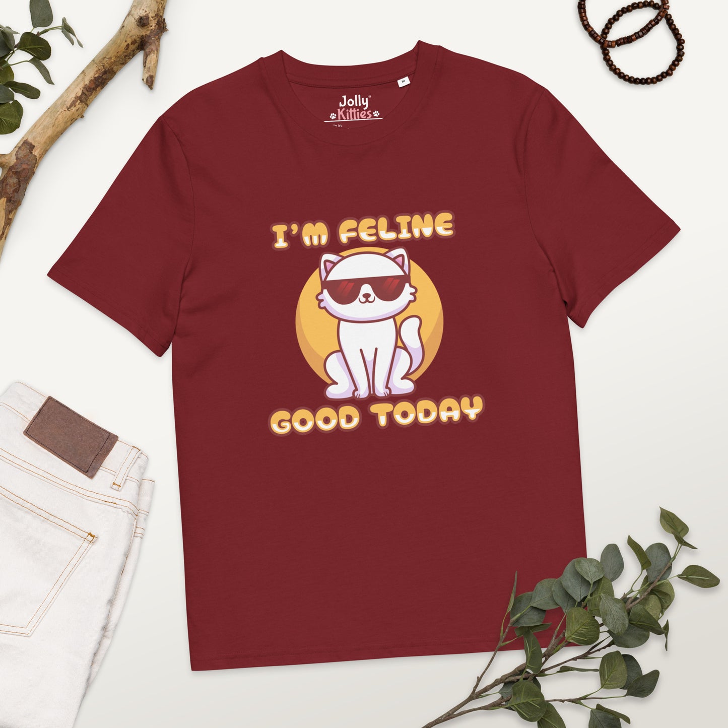 Funny Cat T-Shirt – I'm Feline Good Today (Cool Edition) - JollyKitties