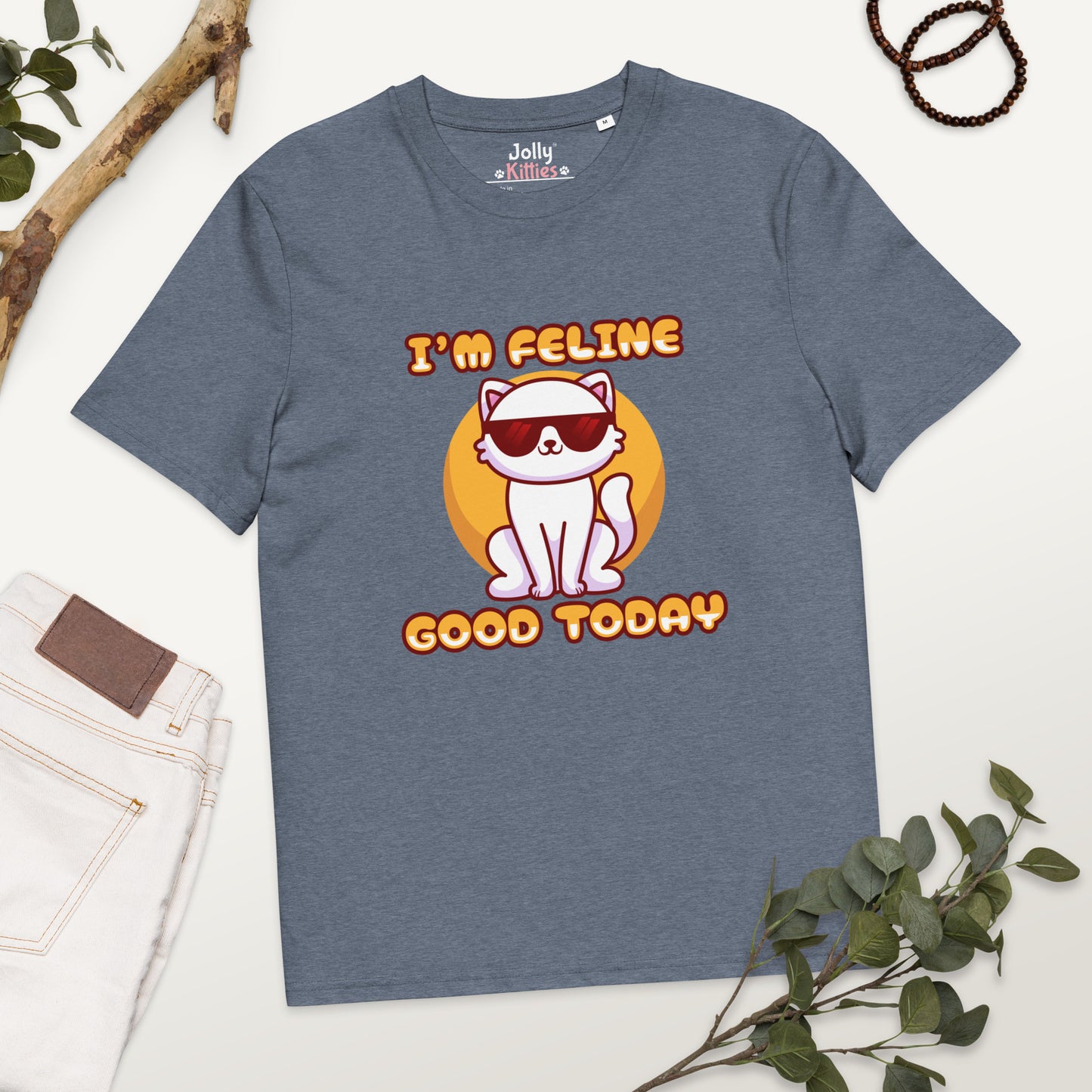 Funny Cat T-Shirt – I'm Feline Good Today (Cool Edition) - JollyKitties