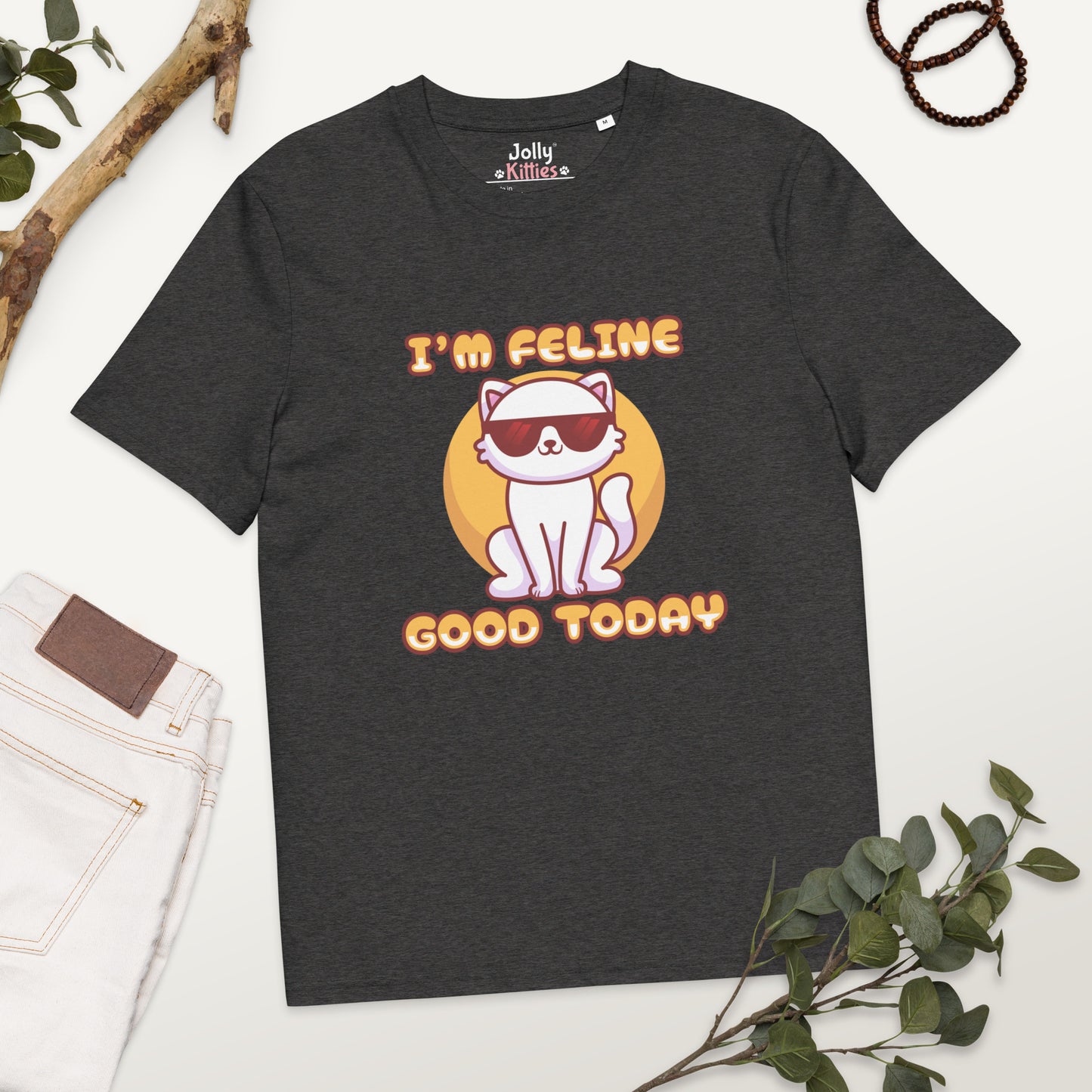 Funny Cat T-Shirt – I'm Feline Good Today (Cool Edition) - JollyKitties