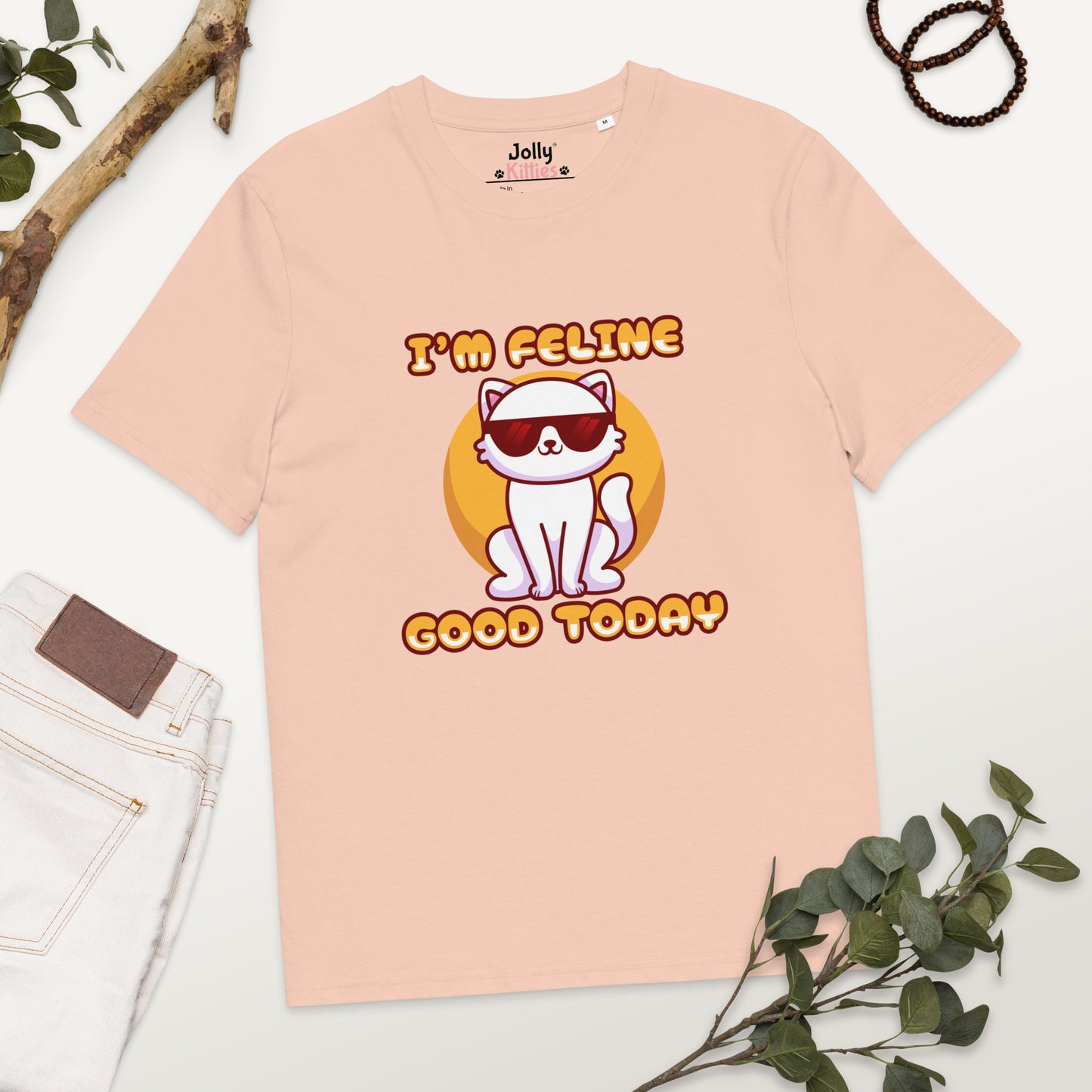 Funny Cat T-Shirt – I'm Feline Good Today (Cool Edition) - JollyKitties