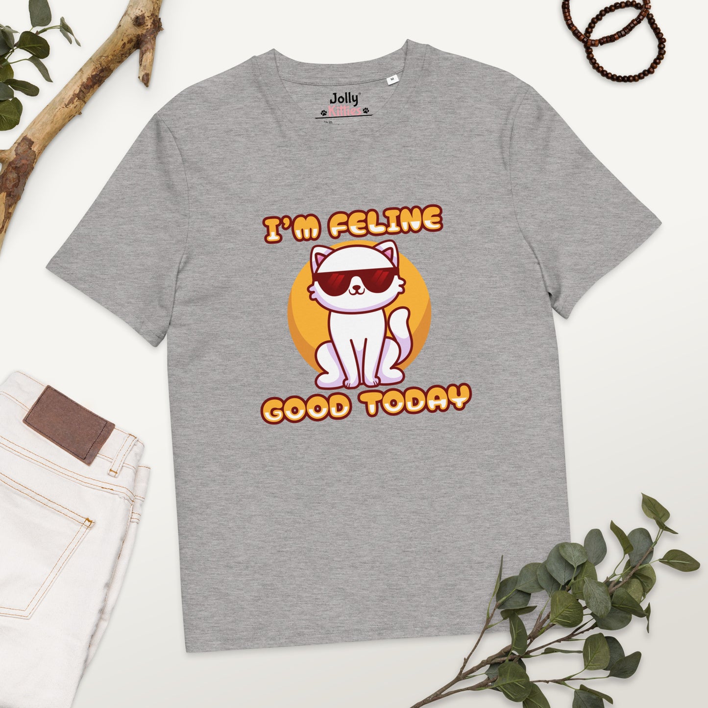 Funny Cat T-Shirt – I'm Feline Good Today (Cool Edition) - JollyKitties
