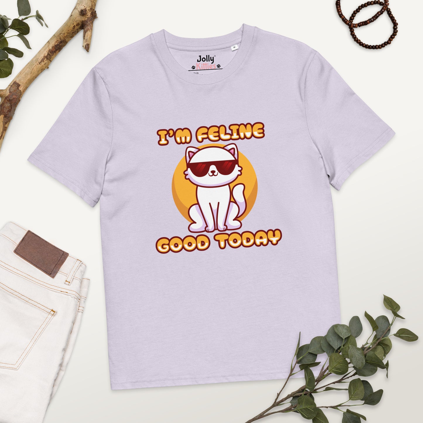Funny Cat T-Shirt – I'm Feline Good Today (Cool Edition) - JollyKitties