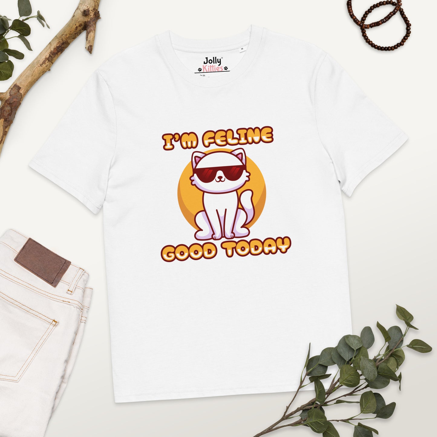 Funny Cat T-Shirt – I'm Feline Good Today (Cool Edition) - JollyKitties
