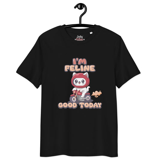 Funny Cat T-Shirt – I’m Feline Good Today (Skooter Edition) - JollyKitties