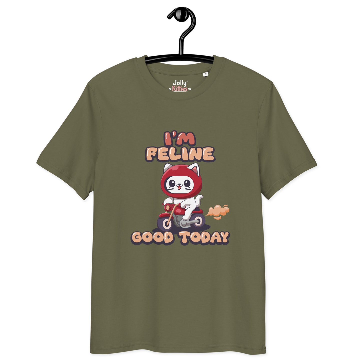 Funny Cat T-Shirt – I’m Feline Good Today (Skooter Edition) - JollyKitties