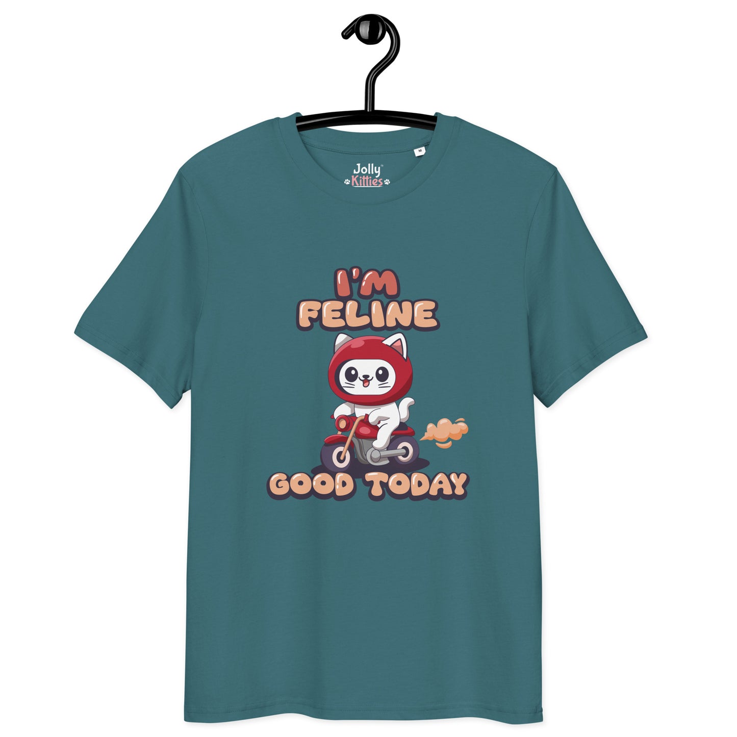 Funny Cat T-Shirt – I’m Feline Good Today (Skooter Edition) - JollyKitties
