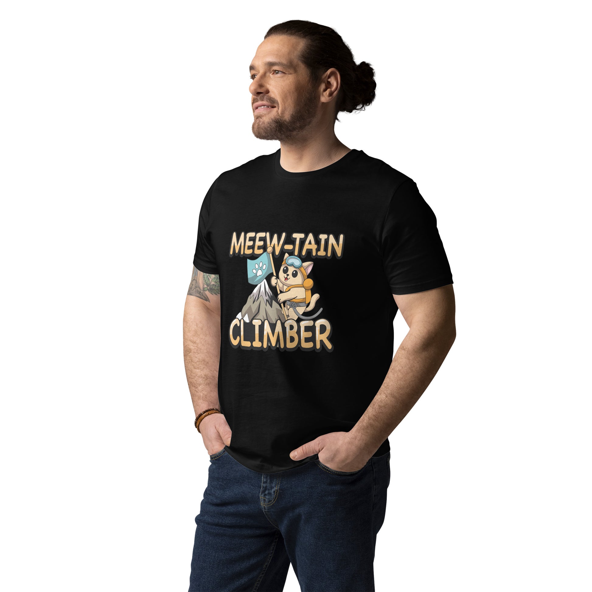 Funny Cat T-Shirt – Meew-tain Climber - JollyKitties