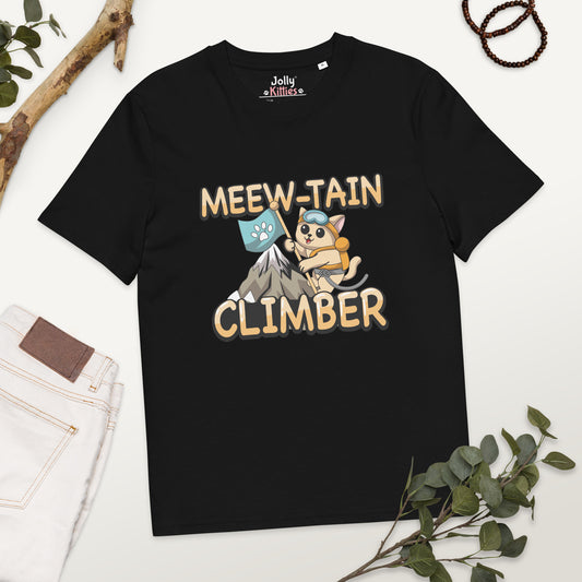 Funny Cat T-Shirt – Meew-tain Climber - JollyKitties
