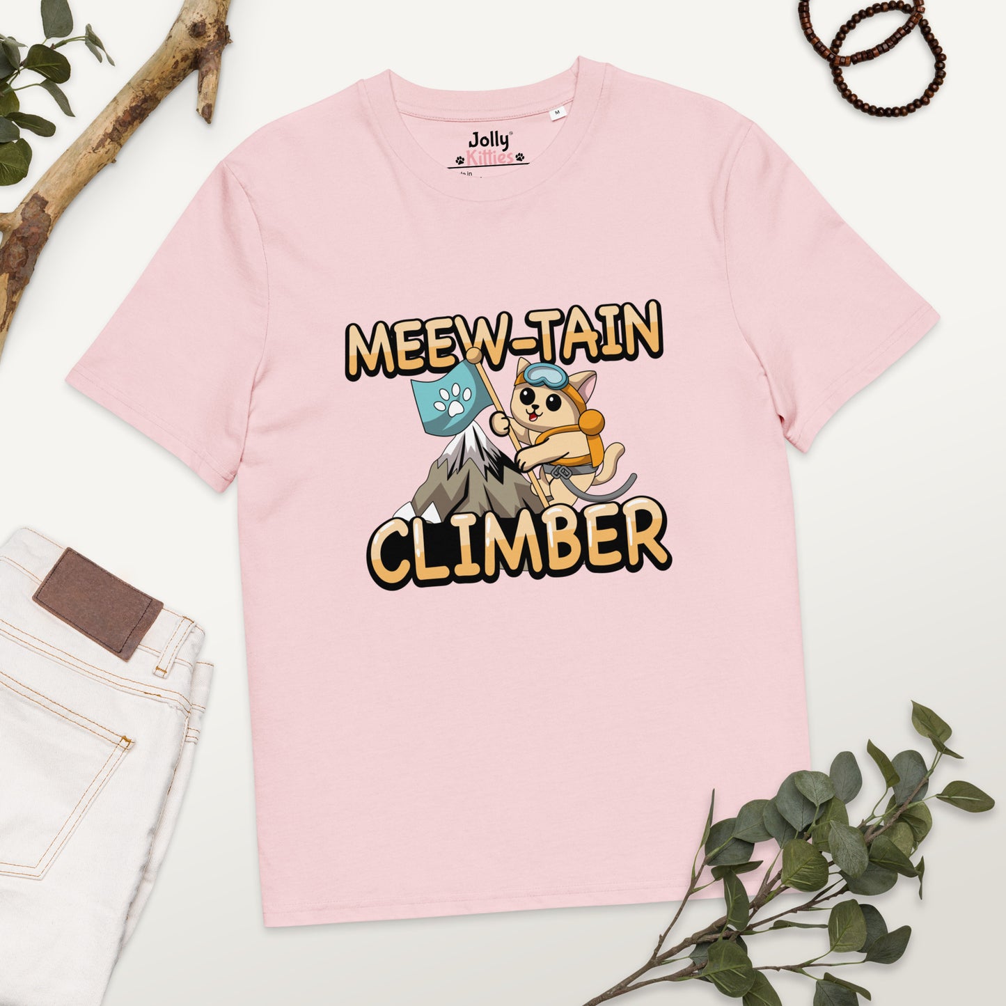 Funny Cat T-Shirt – Meew-tain Climber - JollyKitties