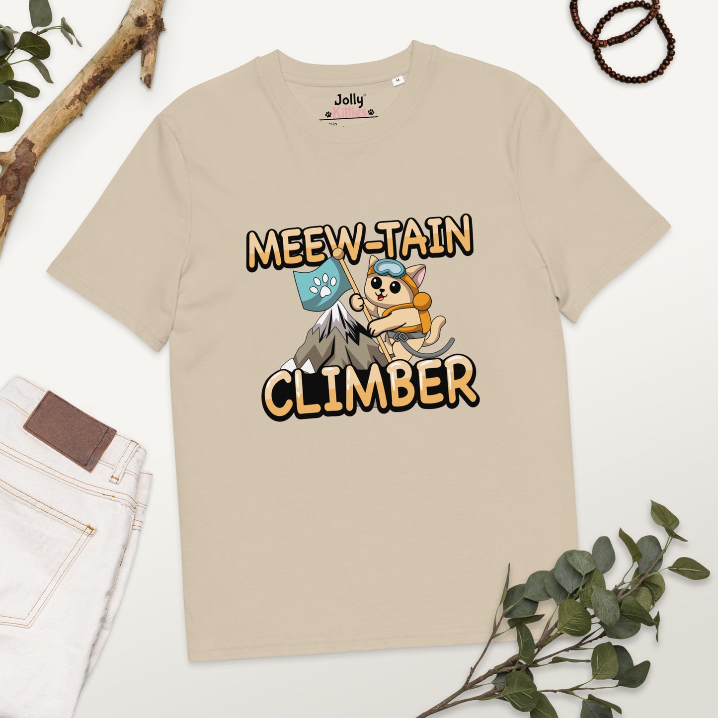 Funny Cat T-Shirt – Meew-tain Climber - JollyKitties