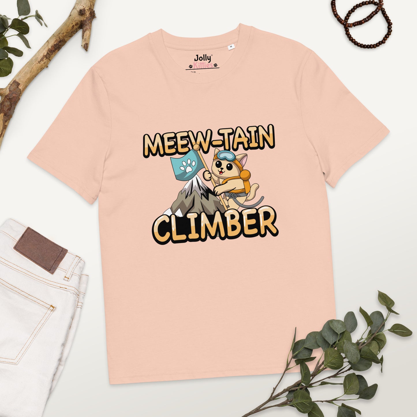 Funny Cat T-Shirt – Meew-tain Climber - JollyKitties