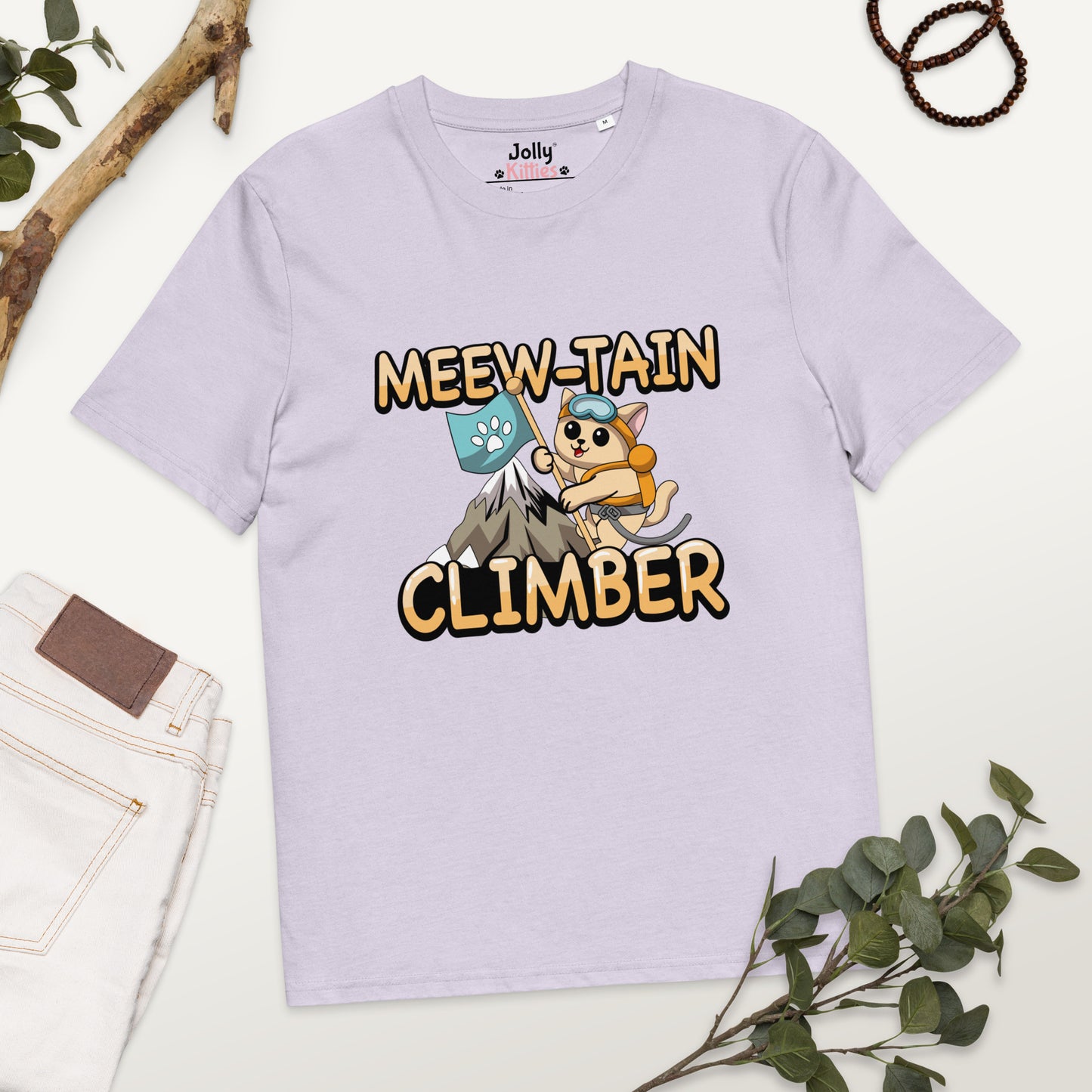 Funny Cat T-Shirt – Meew-tain Climber - JollyKitties