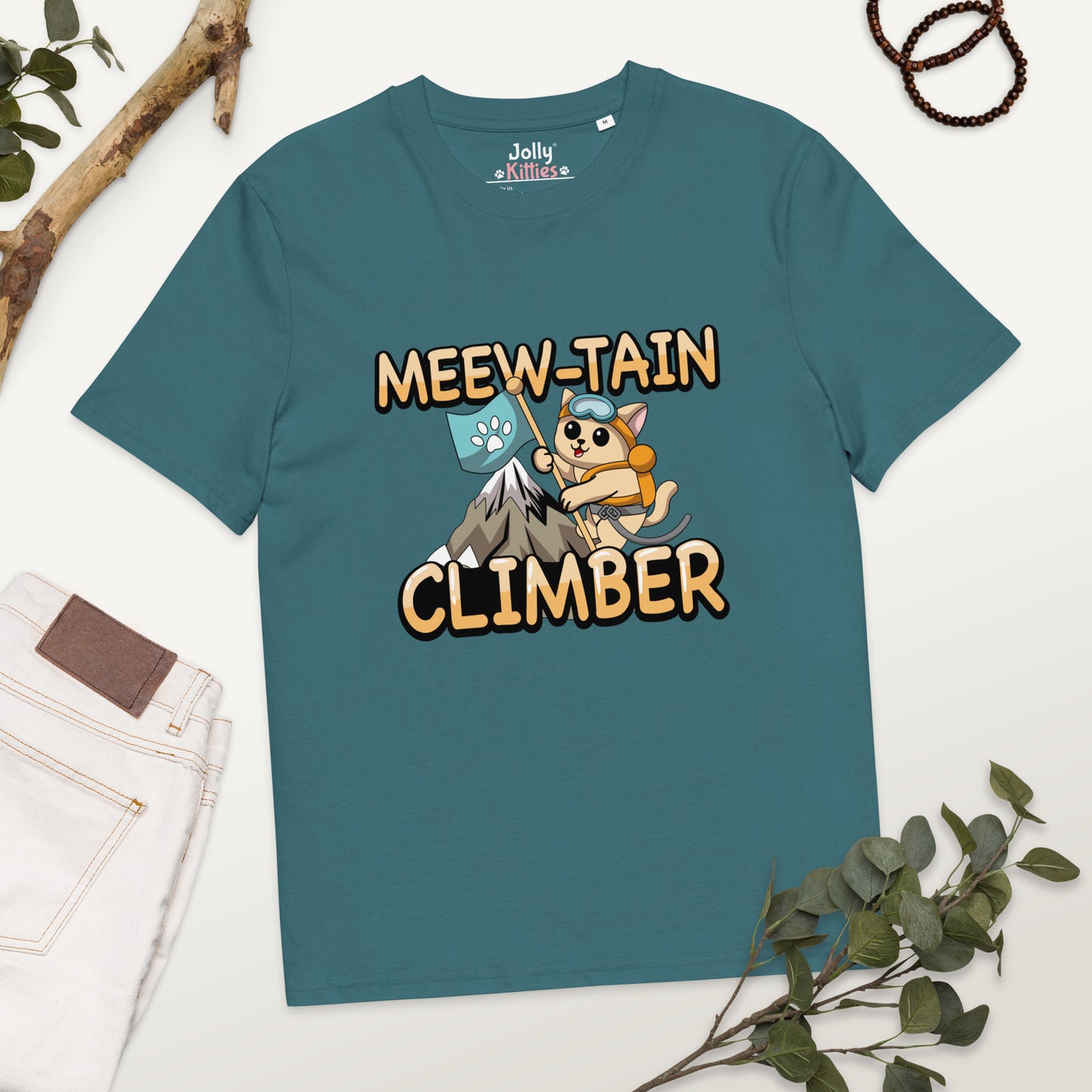 Funny Cat T-Shirt – Meew-tain Climber - JollyKitties