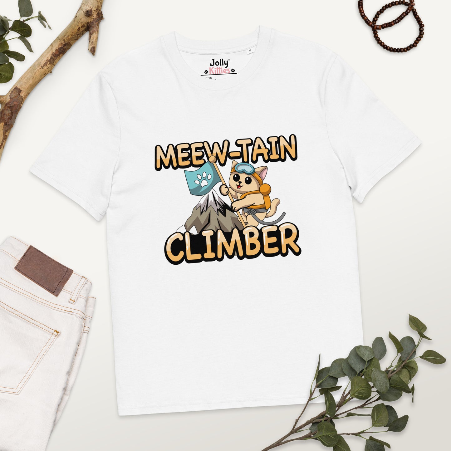 Funny Cat T-Shirt – Meew-tain Climber - JollyKitties