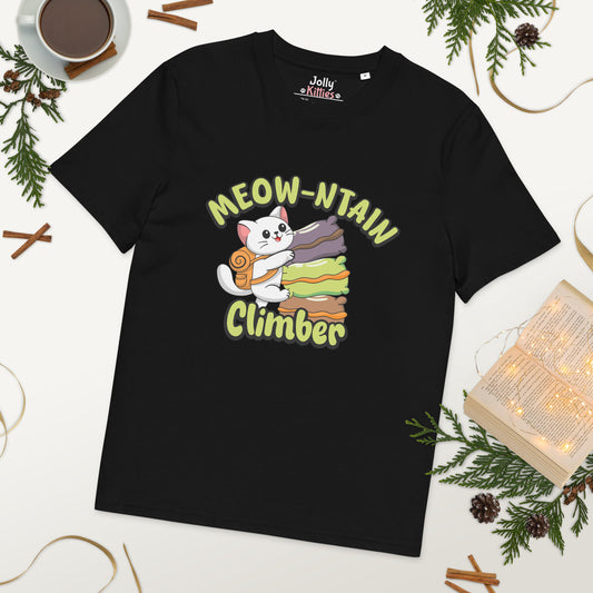 Funny Cat T-Shirt – Meow-ntain Climber - JollyKitties