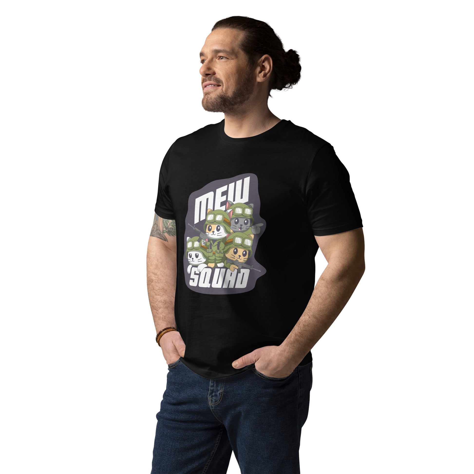 Funny Cat T-Shirt – Mew Squad - JollyKitties