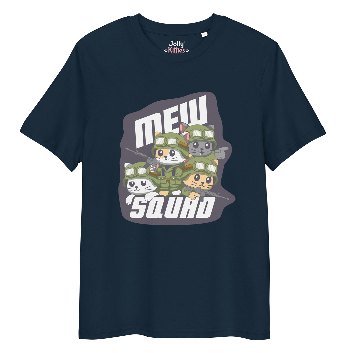 Funny Cat T-Shirt – Mew Squad - JollyKitties