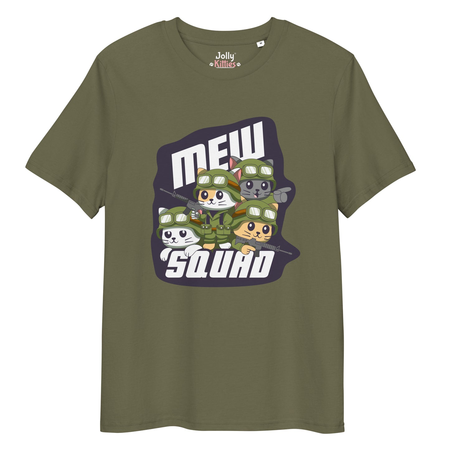 Funny Cat T-Shirt – Mew Squad - JollyKitties