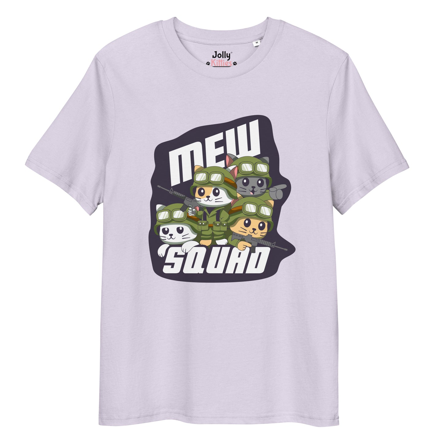 Funny Cat T-Shirt – Mew Squad - JollyKitties