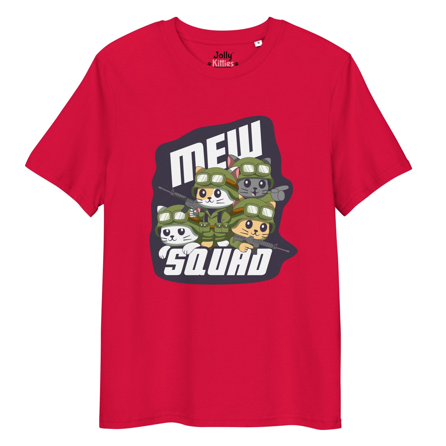 Funny Cat T-Shirt – Mew Squad - JollyKitties