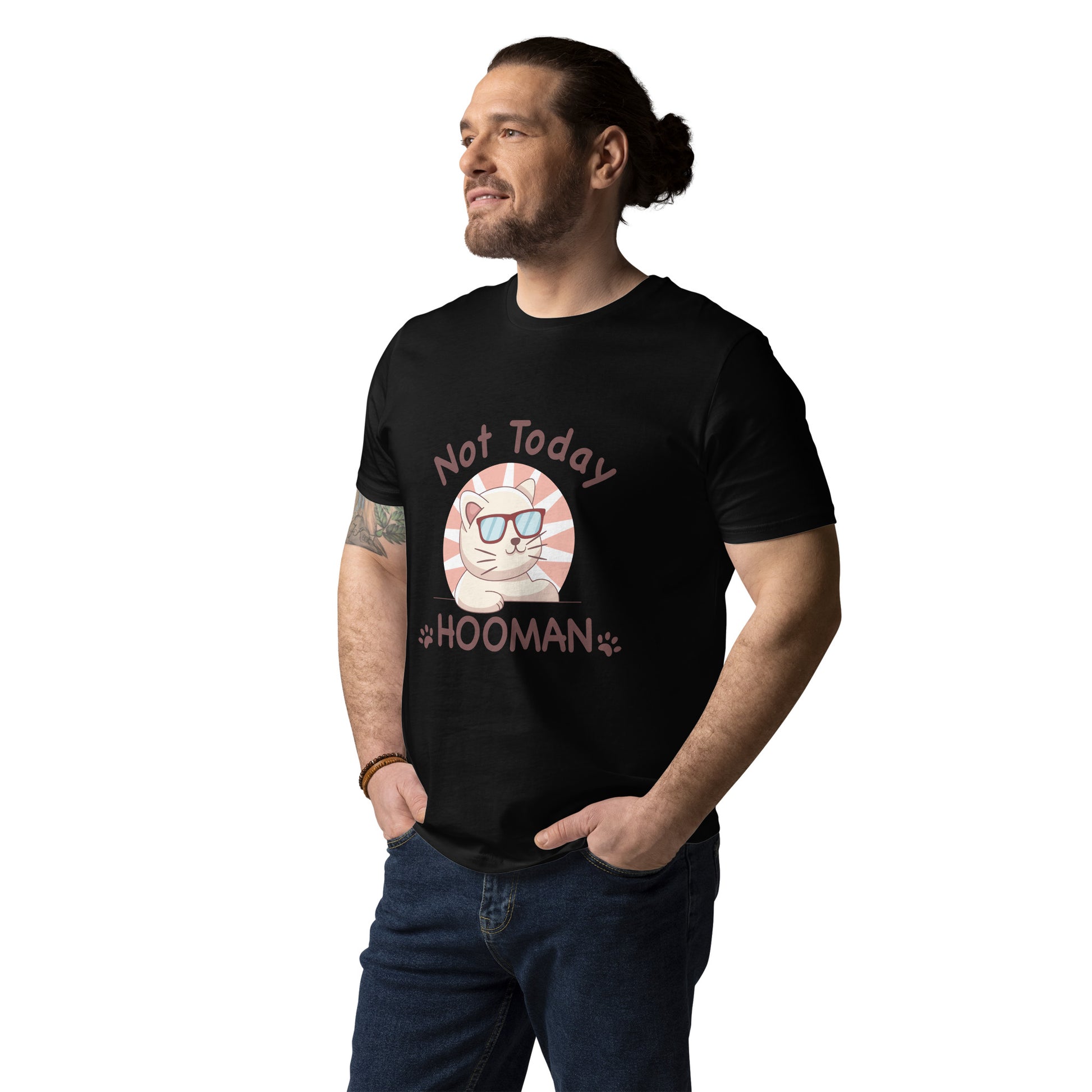 Funny Cat T-Shirt – Not Today Hooman - JollyKitties