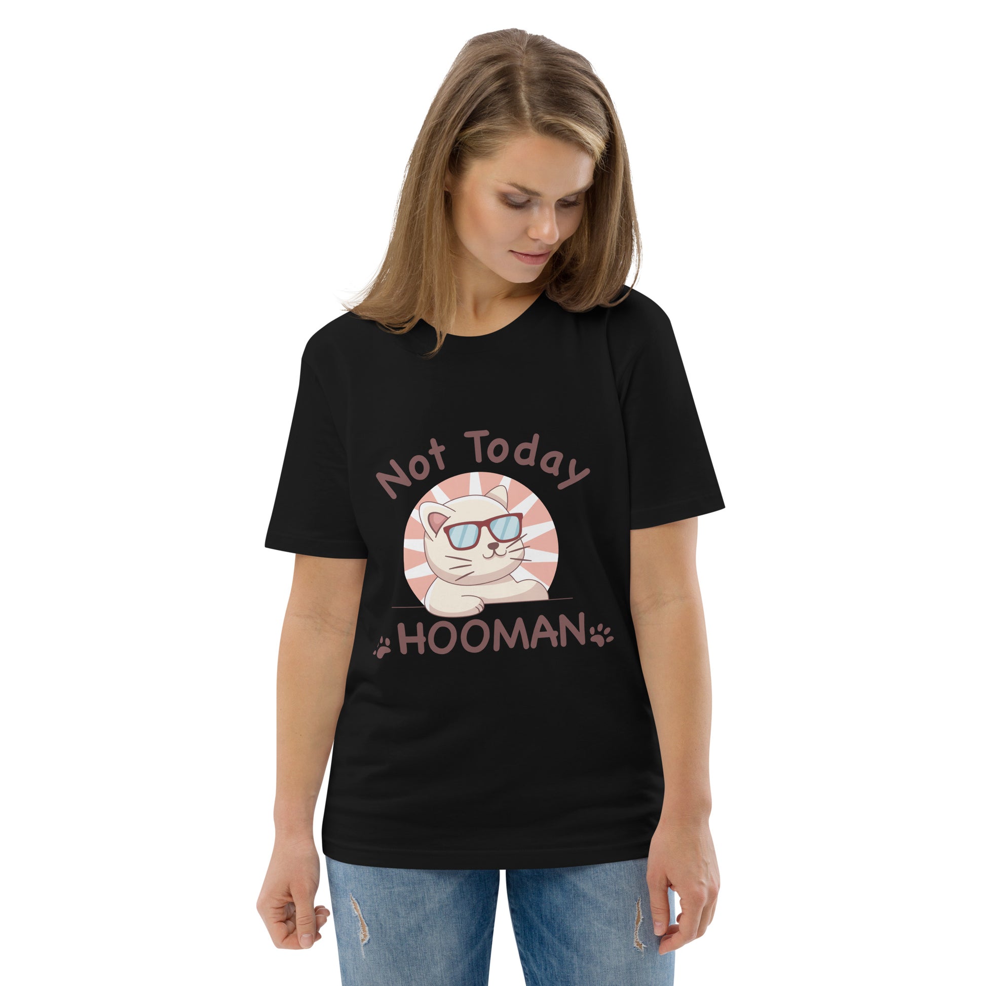 Funny Cat T-Shirt – Not Today Hooman - JollyKitties