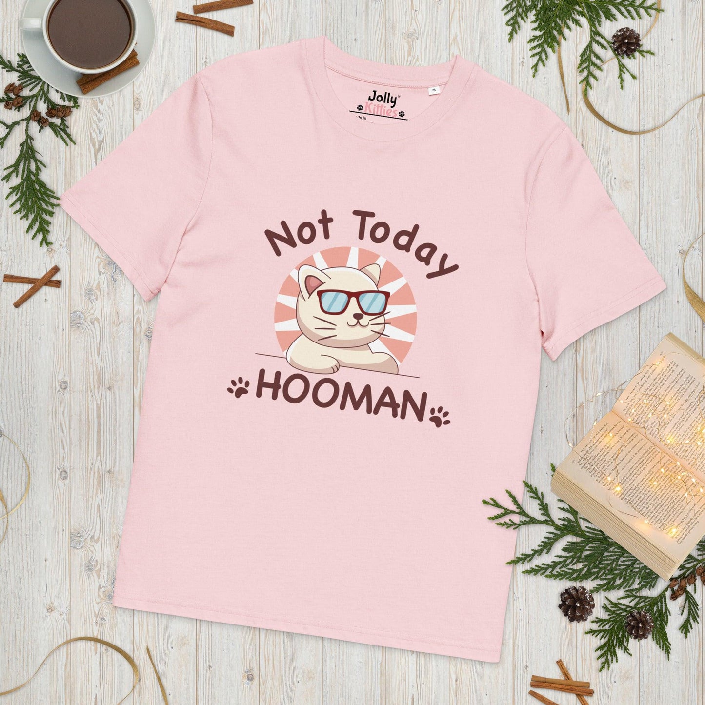 Funny Cat T-Shirt – Not Today Hooman - JollyKitties